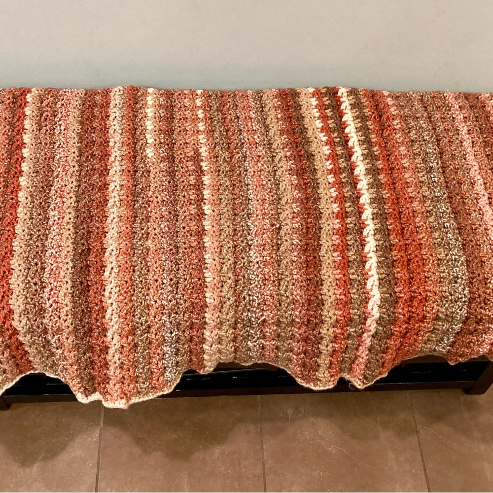 Gorgeous Handmade Crochet Fall Blanket